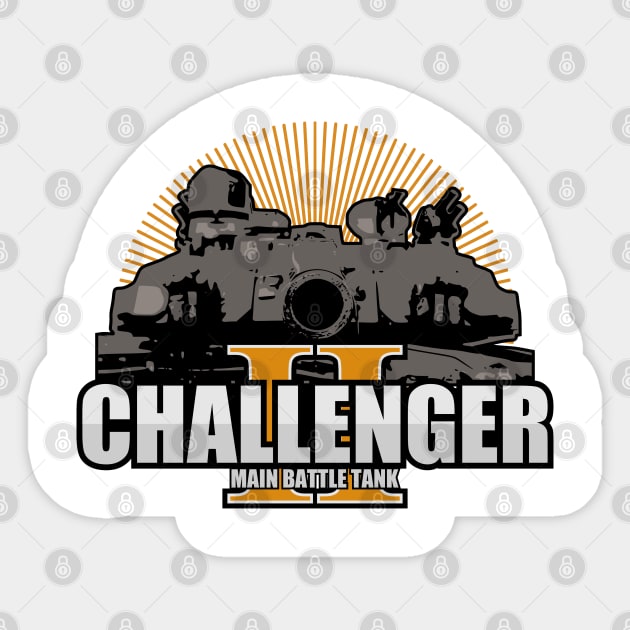 Challenger 2 Tank Sticker by TCP